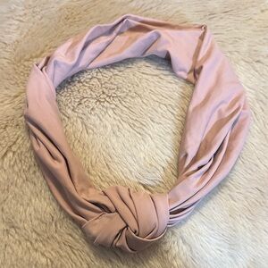 Urban Outfitters Blush Pink Knotted Stretcht Headband